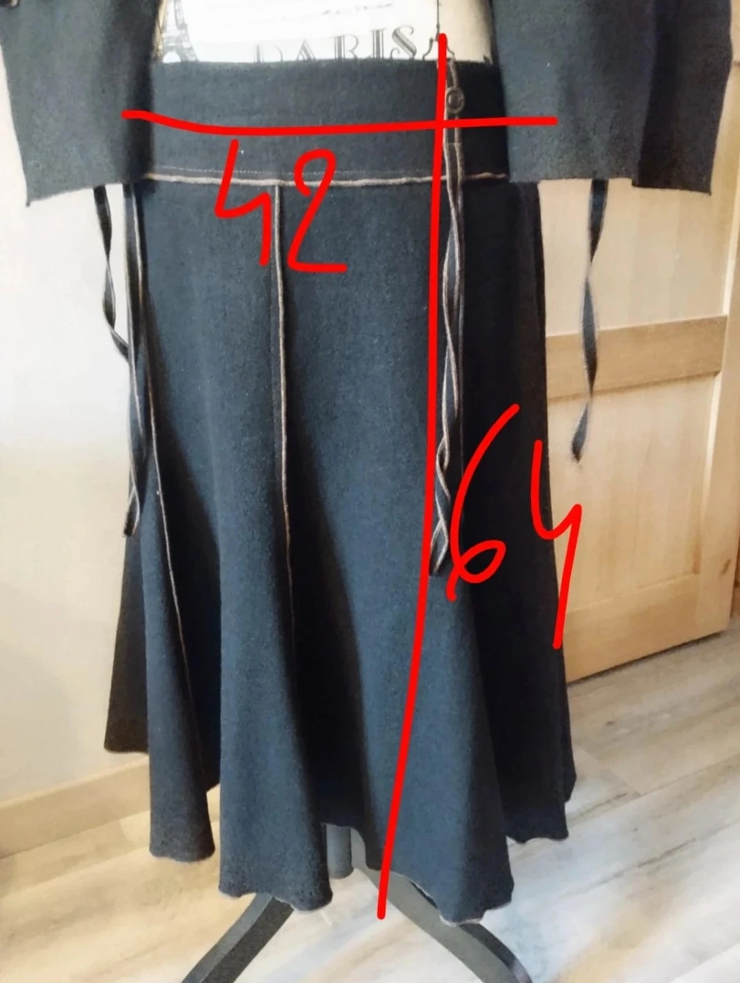 Conjunto de jaqueta+saia longa, Cinoche T44 – photo 16